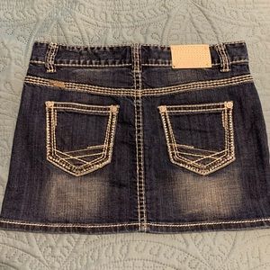 Rock and Roll Jean Skirt